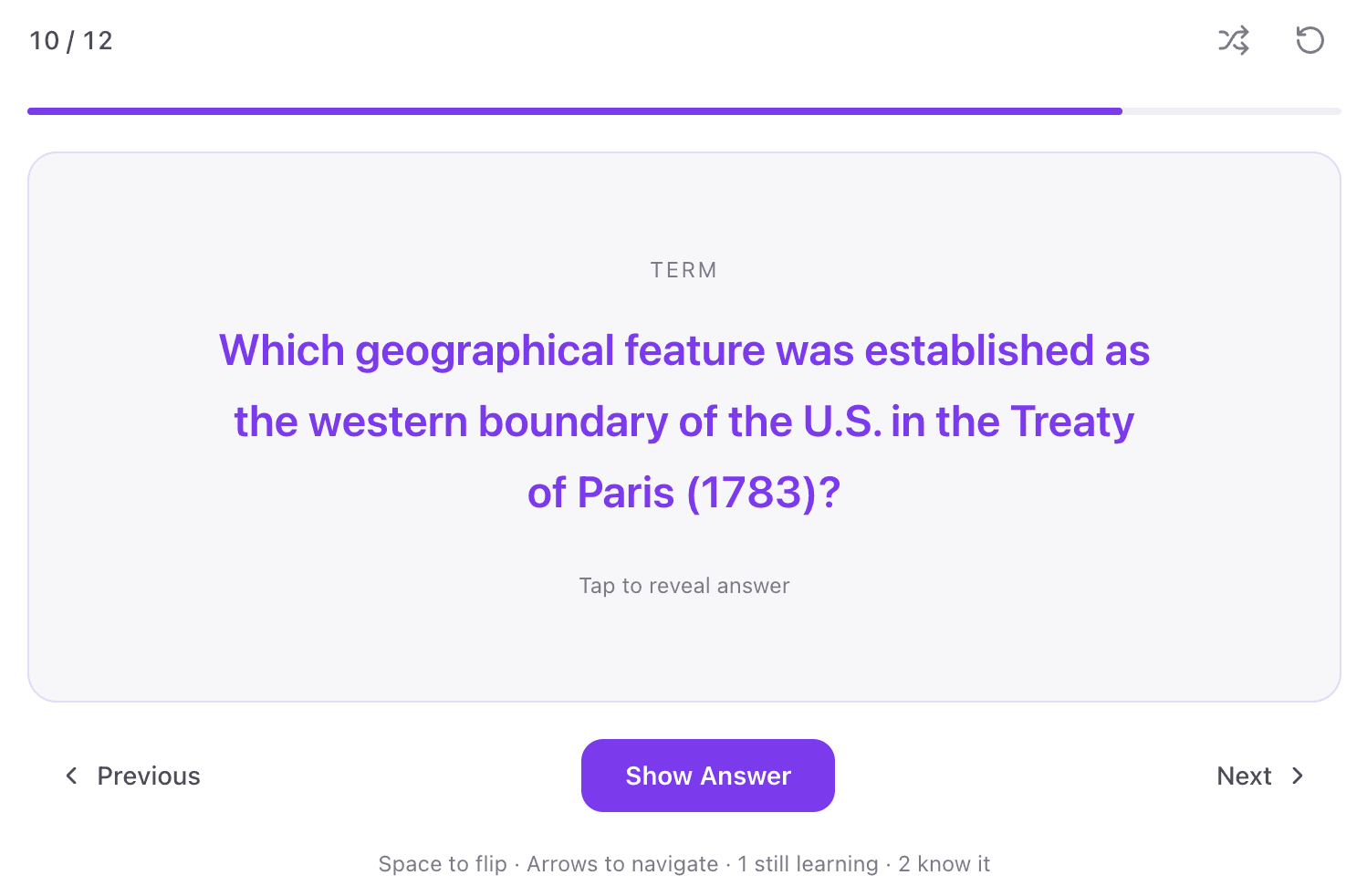 Flashcard generated from a lecture